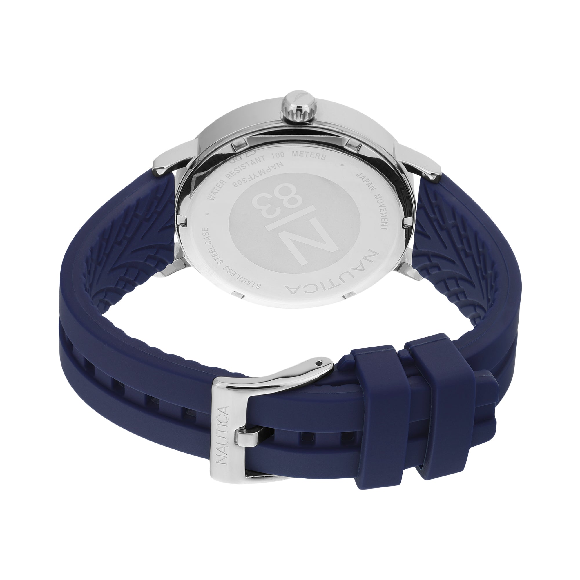 Nautica Round 42mm Blue Dial Analog Men Watch Watch Nautica