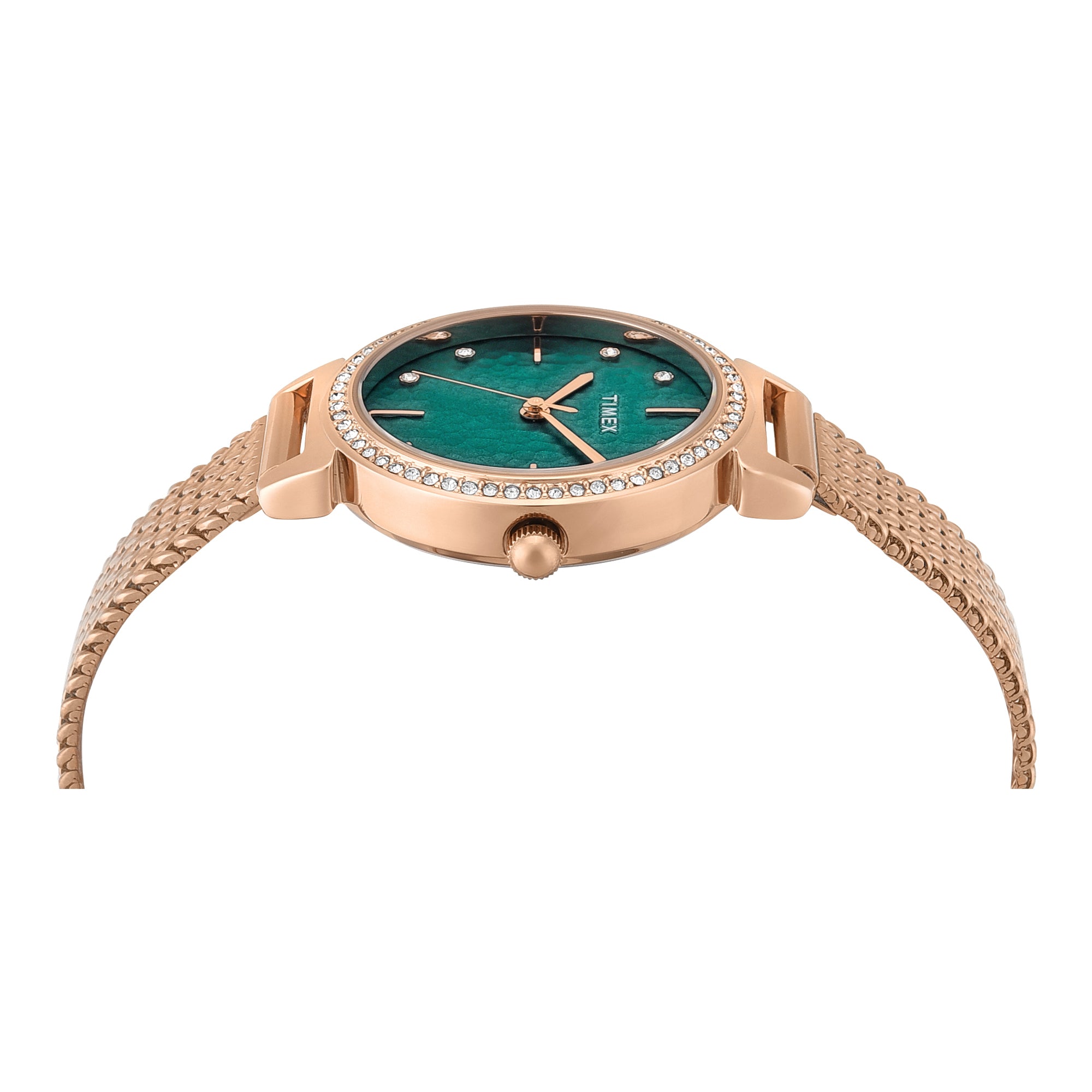 Timex Trendline Round 32mm Teal Dial Analog Women Watch - TWEL22305
