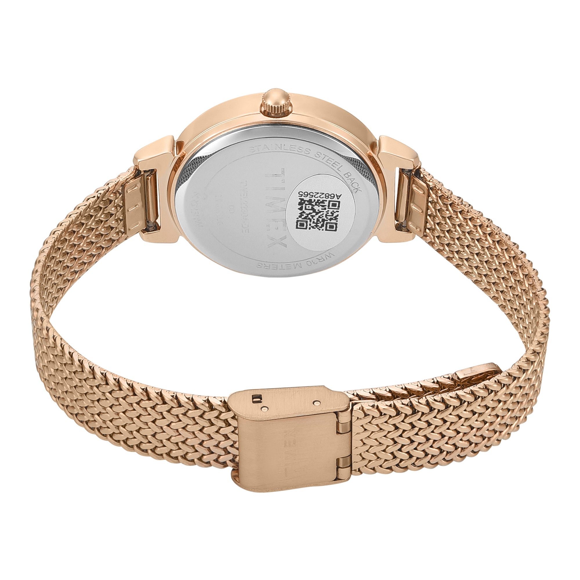 Timex Trendline Round 32mm Rose Gold Dial Analog Women Watch - TWEL22304 Watch Timex