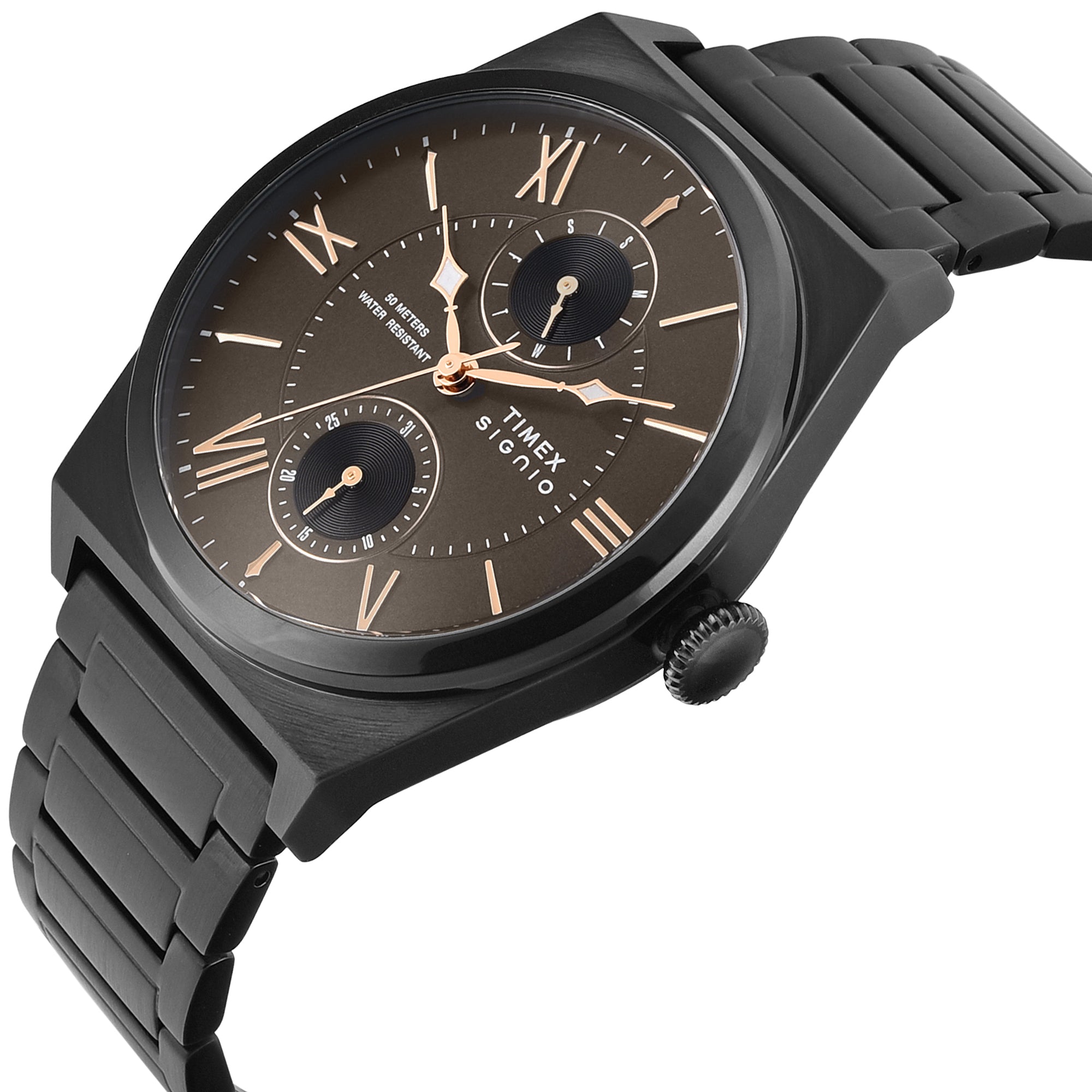 Timex Signio Round 42mm Brown Dial Analog Men Watch - TWEG34502 Watch Timex