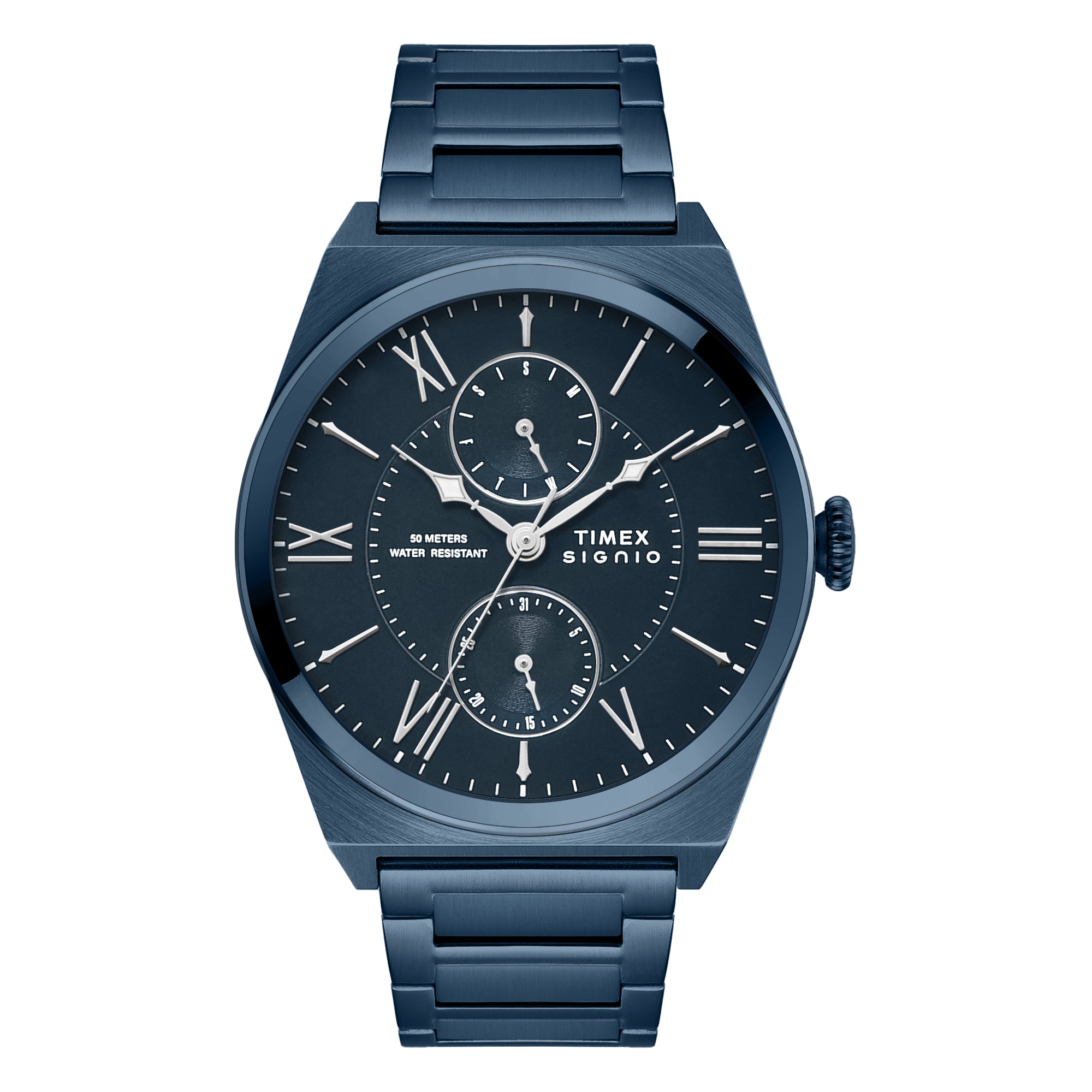 Timex Signio Round 42mm Blue Dial Analog Men Watch - TWEG34501