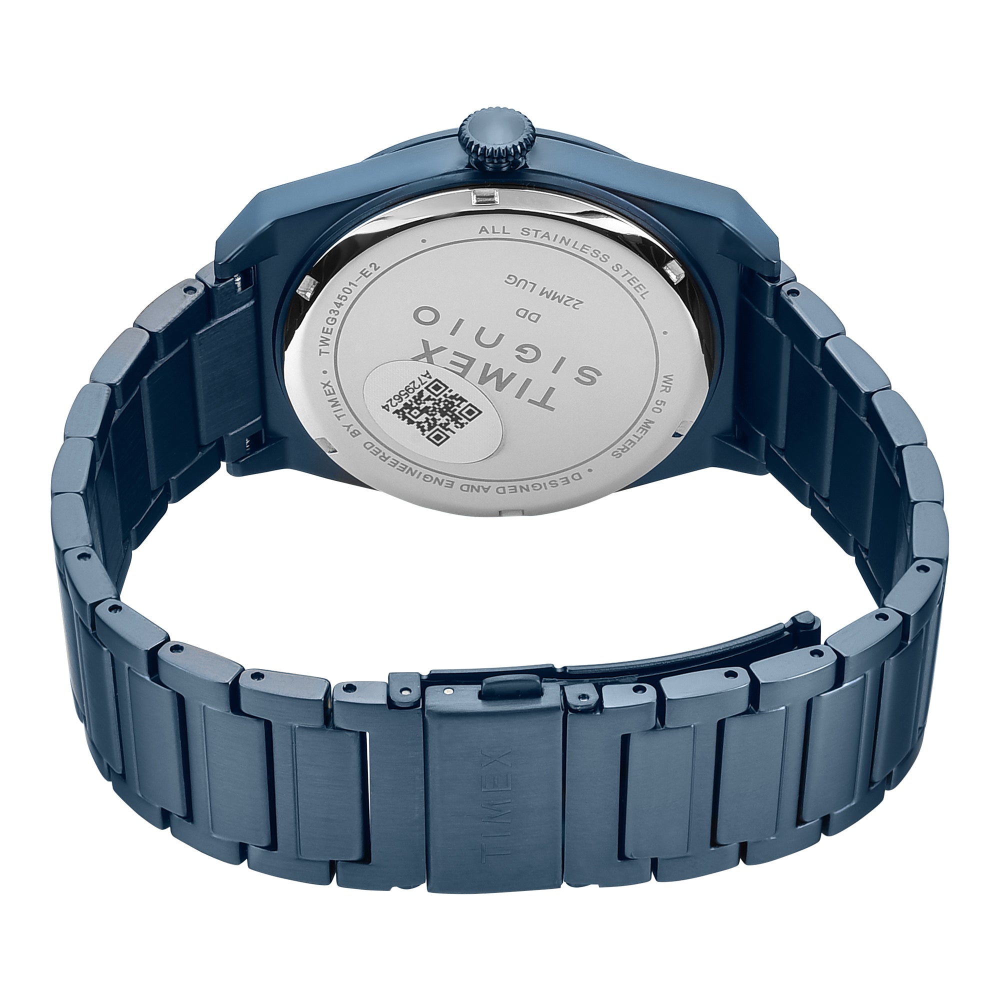 Timex Signio Round 42mm Blue Dial Analog Men Watch - TWEG34501 Watch Timex