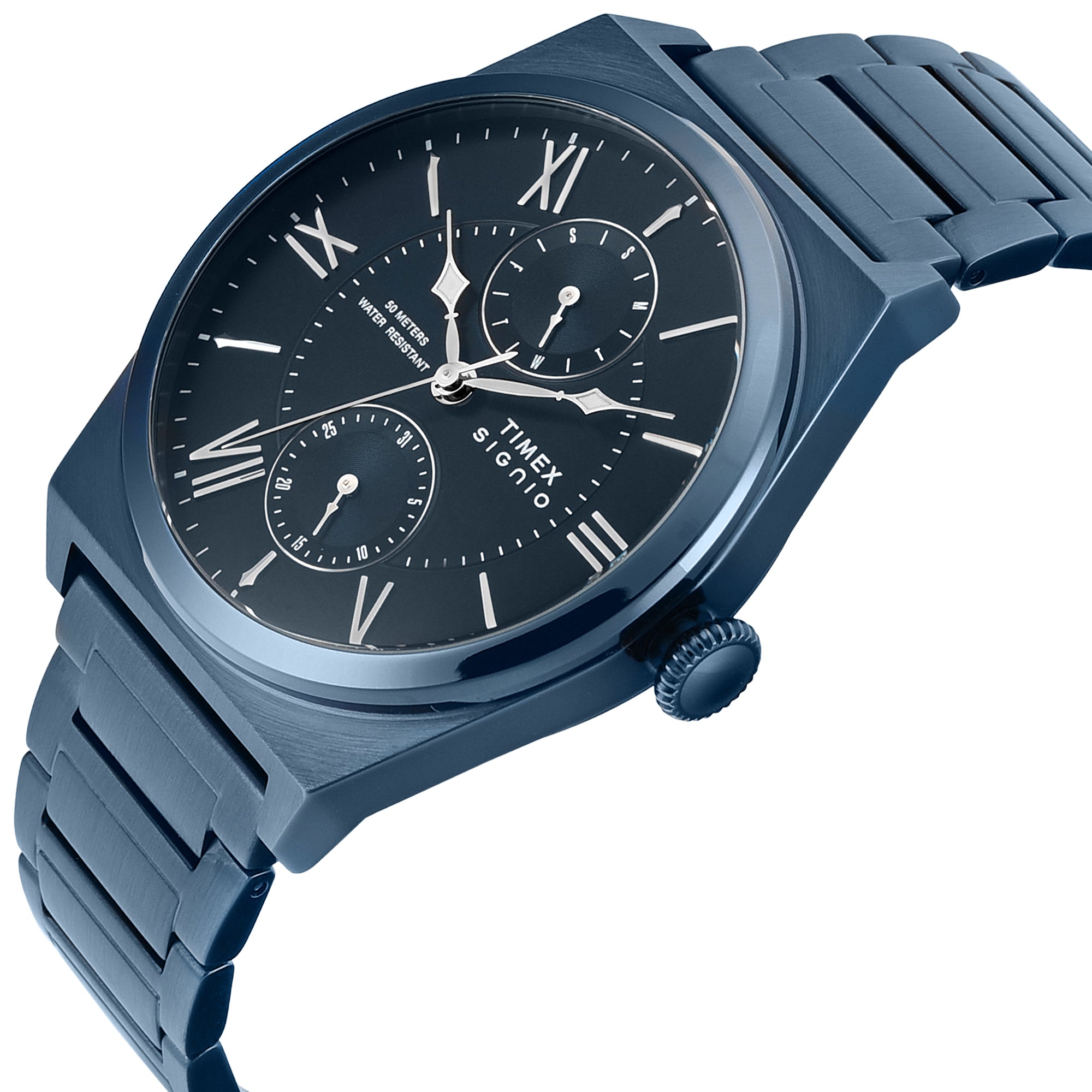 Timex Signio Round 42mm Blue Dial Analog Men Watch - TWEG34501