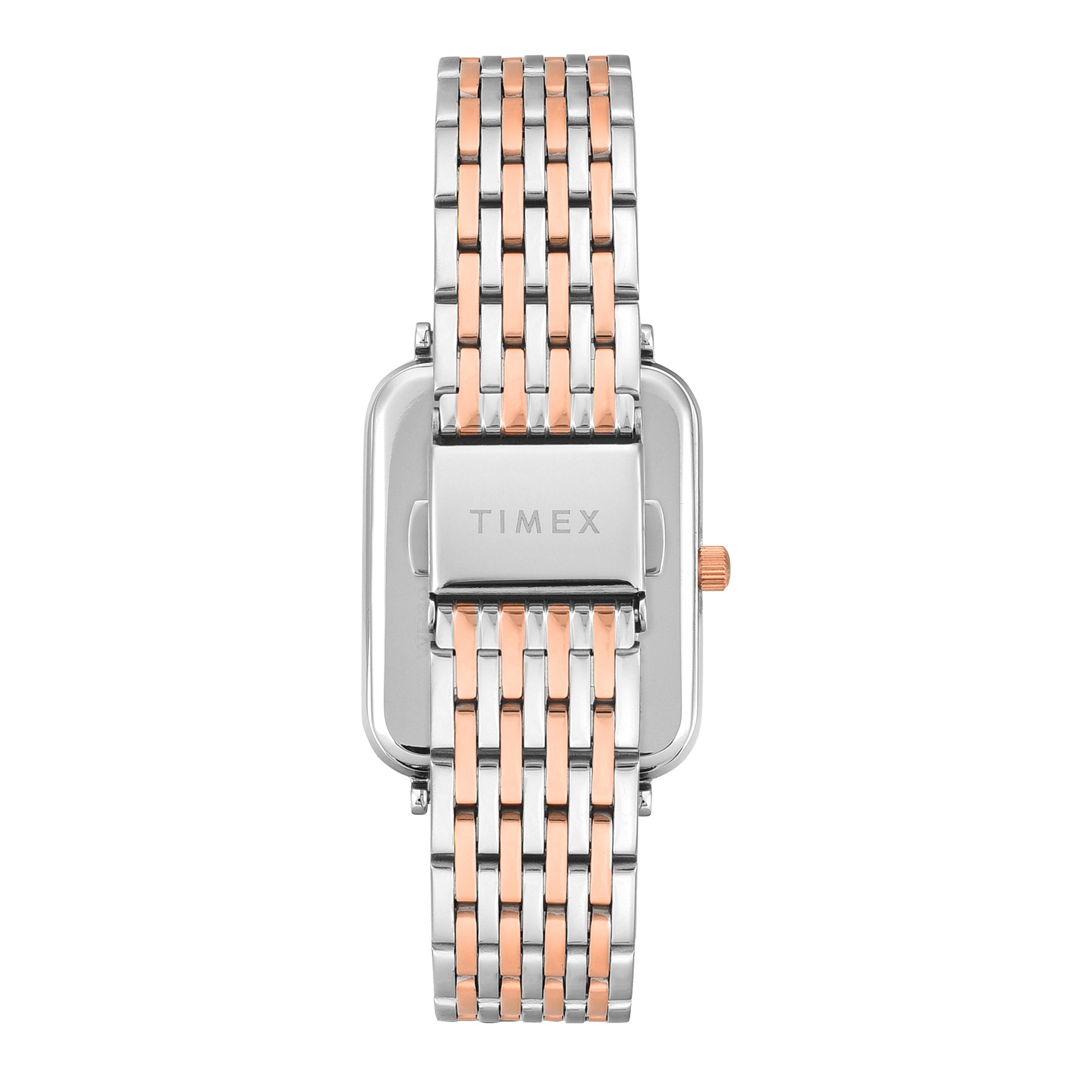 Timex Trendline Rectangle 30mm Brown Dial Analog Men Watch - TWEG34601 Watch Timex