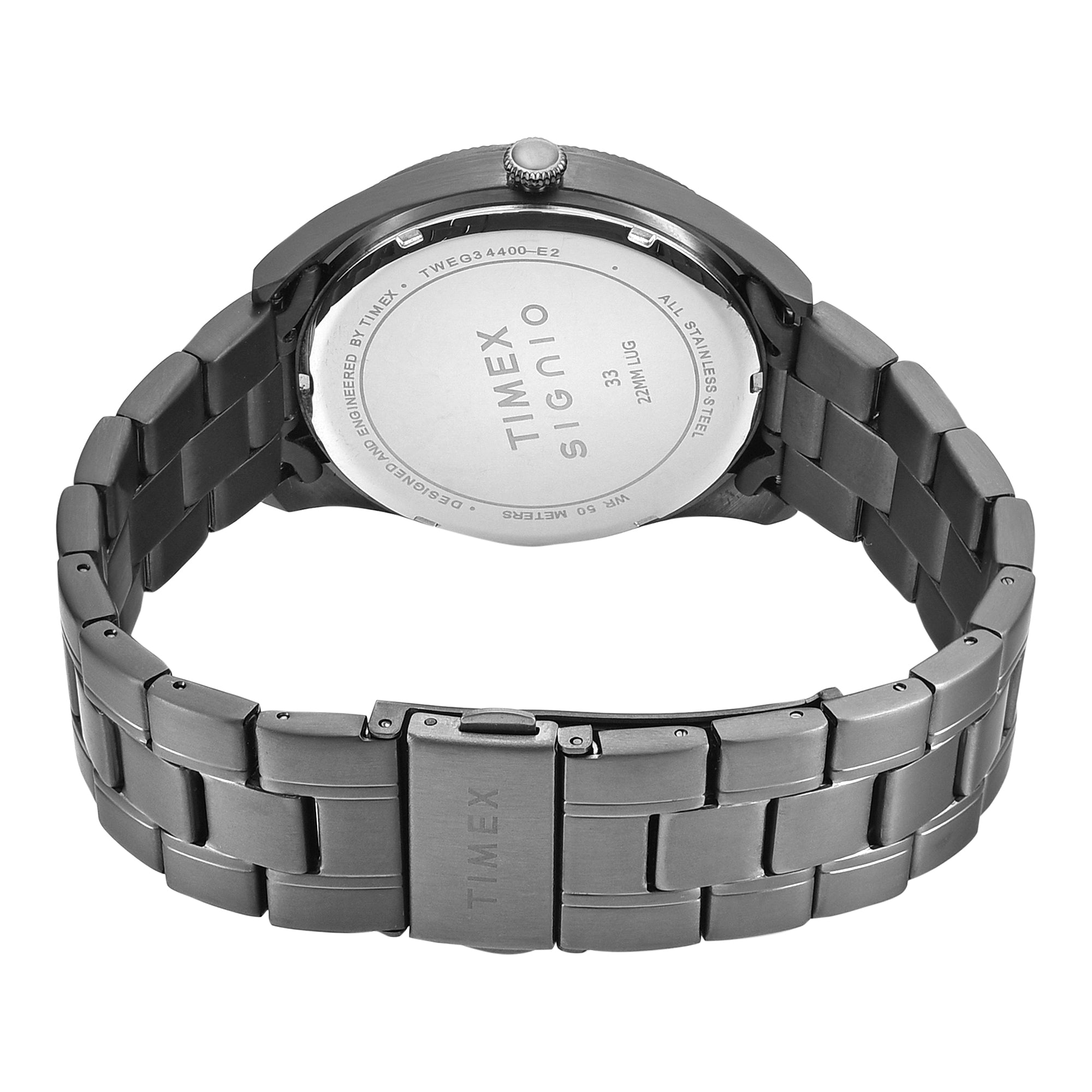 Timex Signio Round 43mm Grey Dial Analog Men Watch - TWEG34400