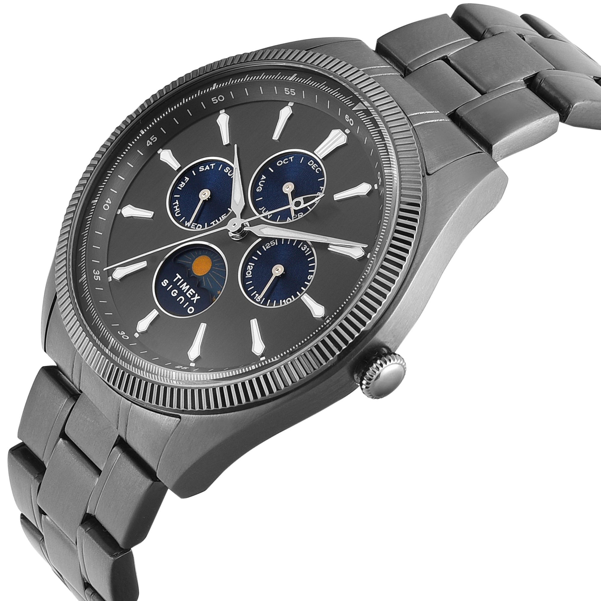 Timex Signio Round 43mm Grey Dial Analog Men Watch - TWEG34400 Watch Timex