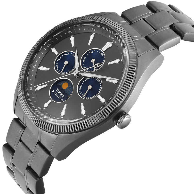 Timex Signio Round 43mm Grey Dial Analog Men Watch - TWEG34400 Watch Timex