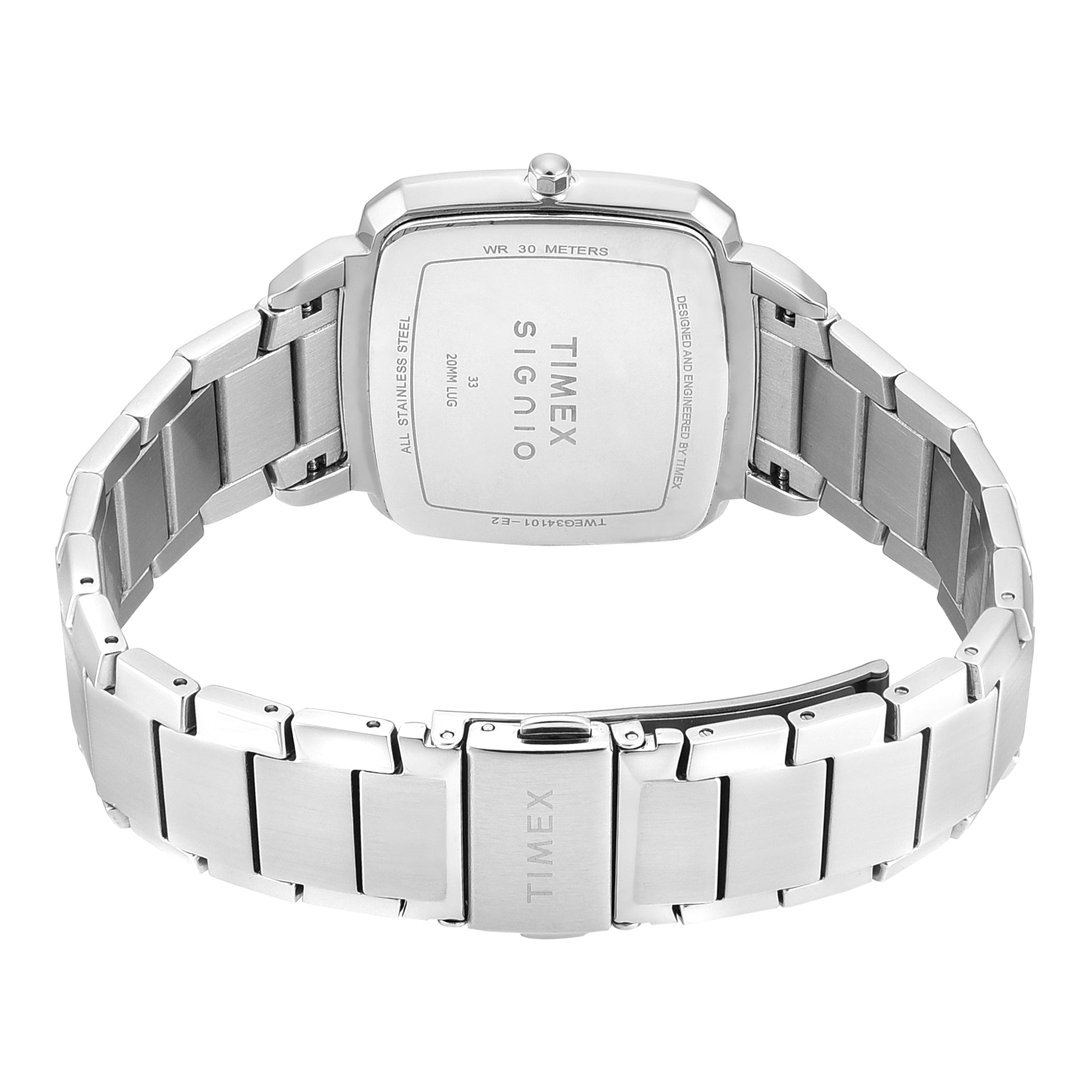 Timex Signio Square 41mm Blue Dial Analog Men Watch - TWEG34101 Watch Timex