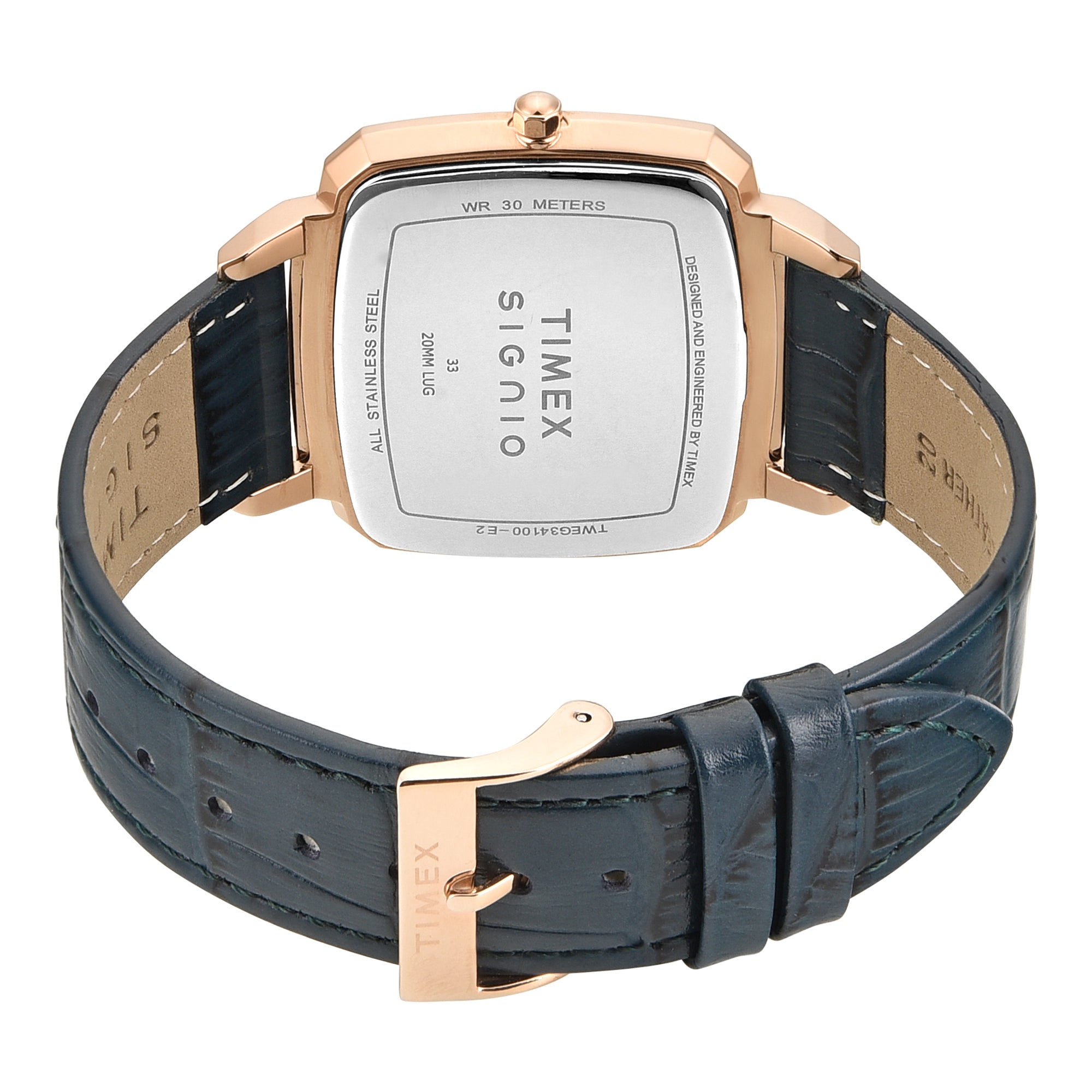 Timex Signio Square 41mm Green Dial Analog Men Watch - TWEG34100 Watch Timex