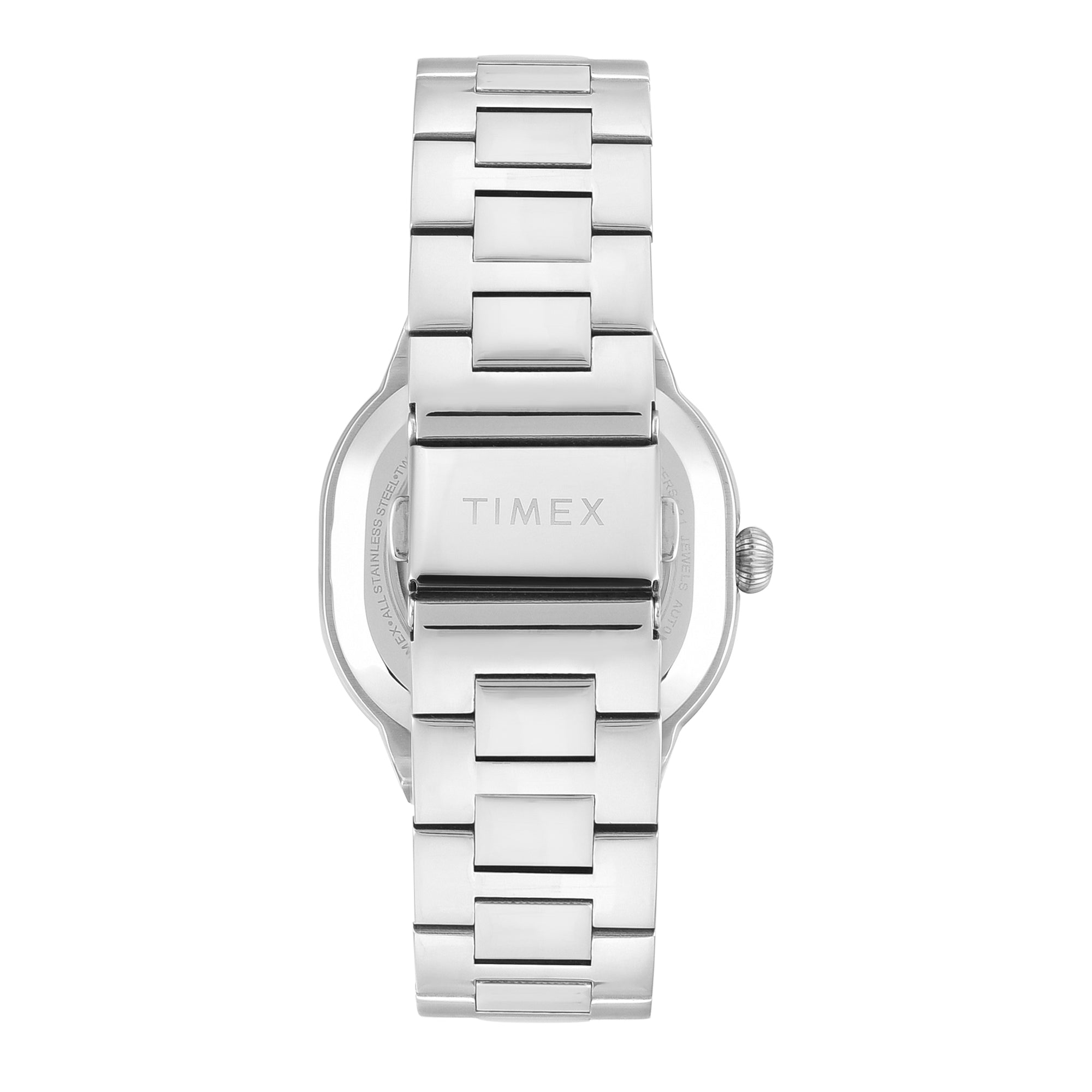 Timex Signio Square 39mm Blue Dial Automatic Men Watch - TWEG24701 Watch Timex