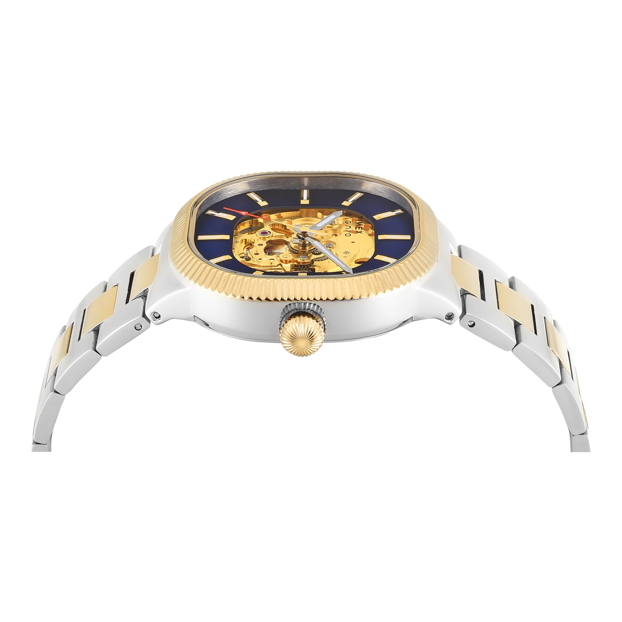 Timex Signio Square 39mm Blue Dial Automatic Men Watch - TWEG24700 Watch Timex