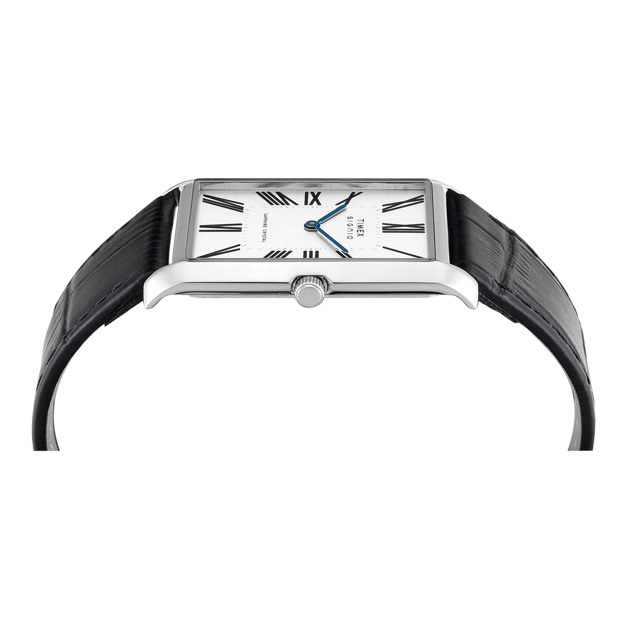 Timex Signio Rectangle 28mm Silver Dial Analog Men Watch - TWEG34301