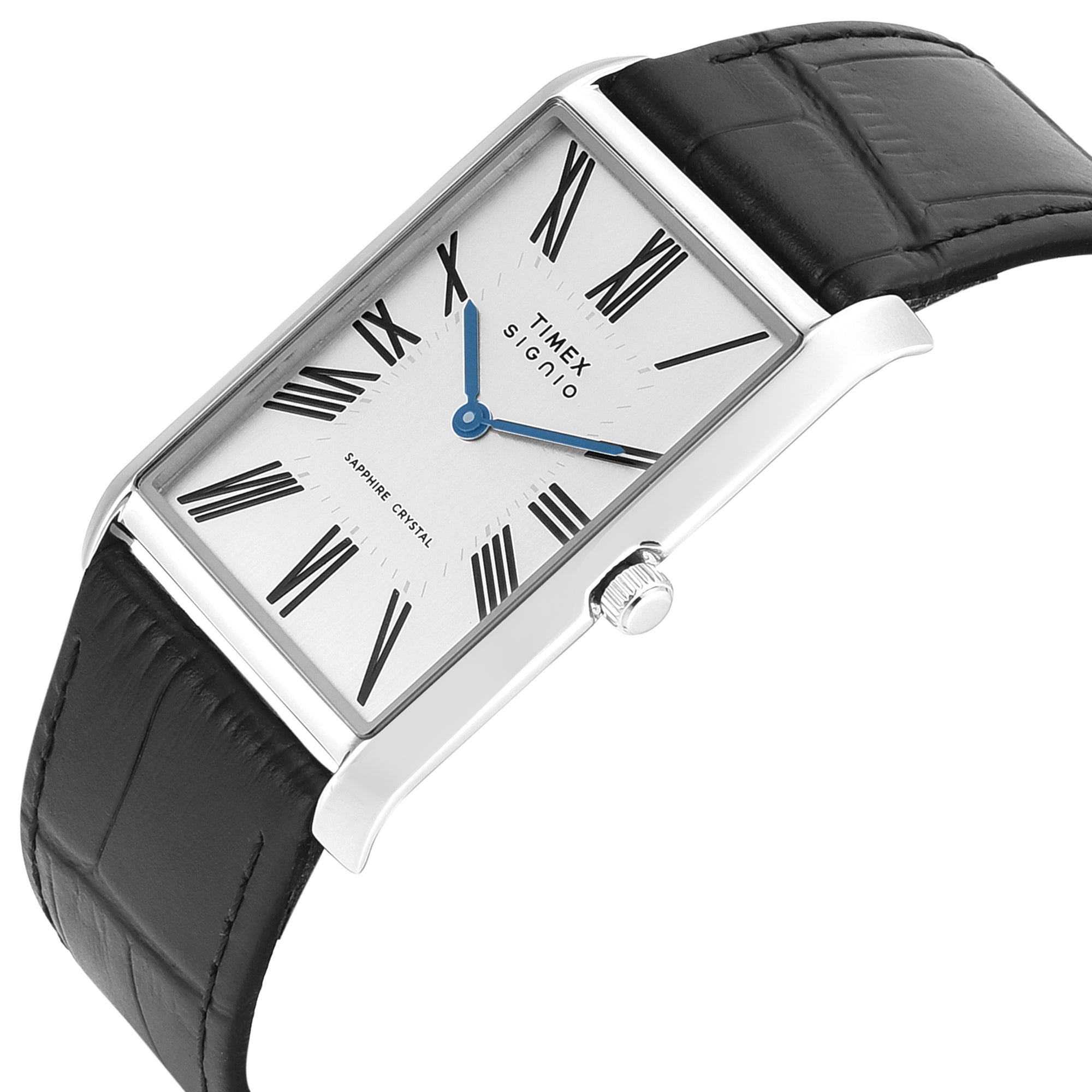 Timex Signio Rectangle 28mm Silver Dial Analog Men Watch - TWEG34301 Watch Timex