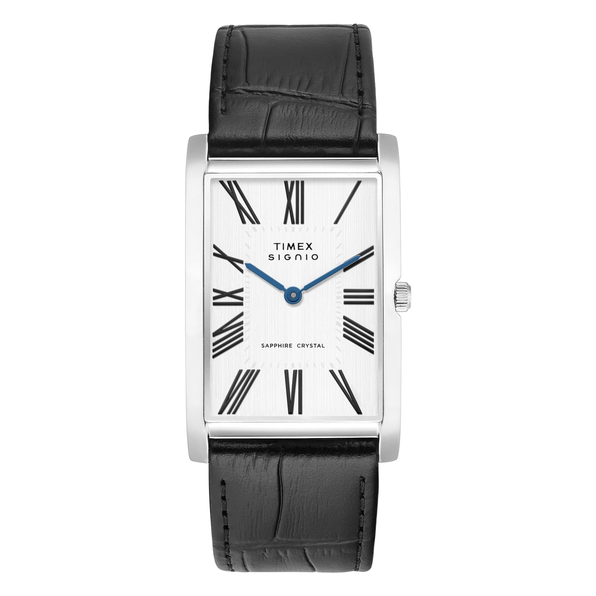 Timex Signio Rectangle 28mm Silver Dial Analog Men Watch - TWEG34301 Watch Timex