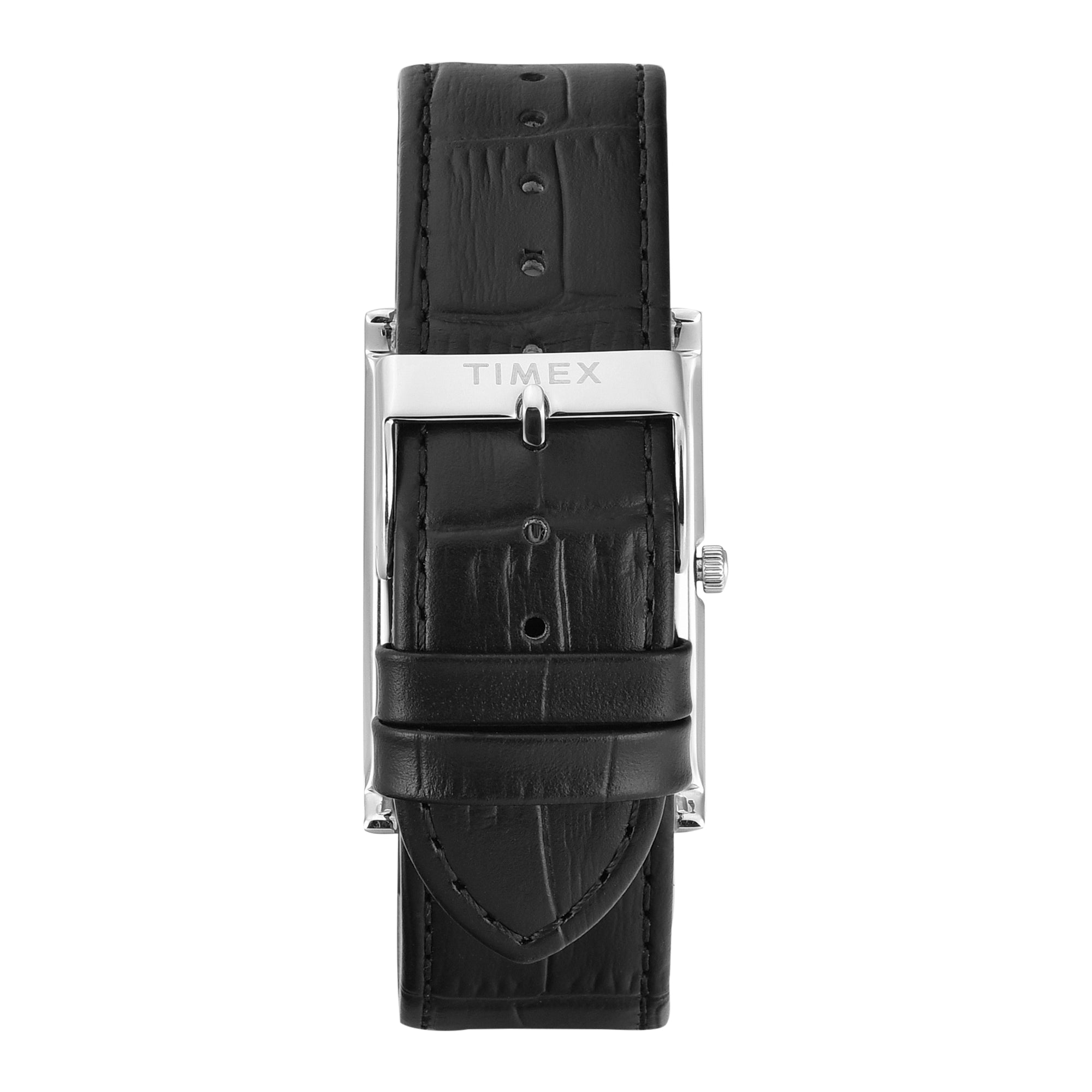 Timex Signio Rectangle 28mm Silver Dial Analog Men Watch - TWEG34301 Watch Timex