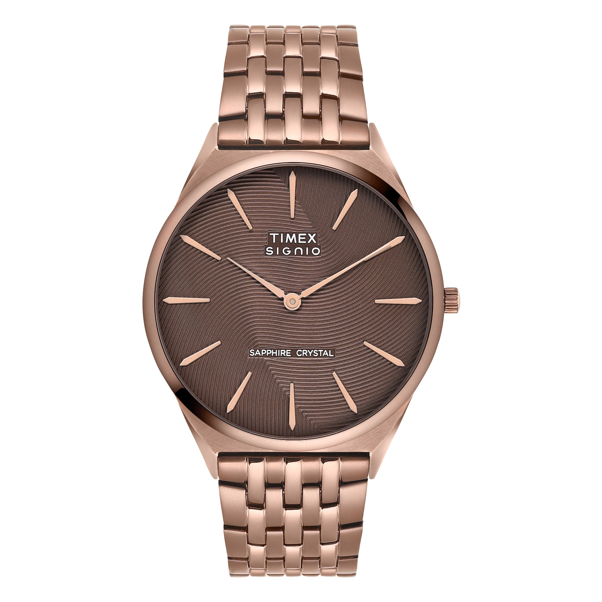Timex Signio Round 40mm Brown Dial Analog Men Watch - TWEG34202