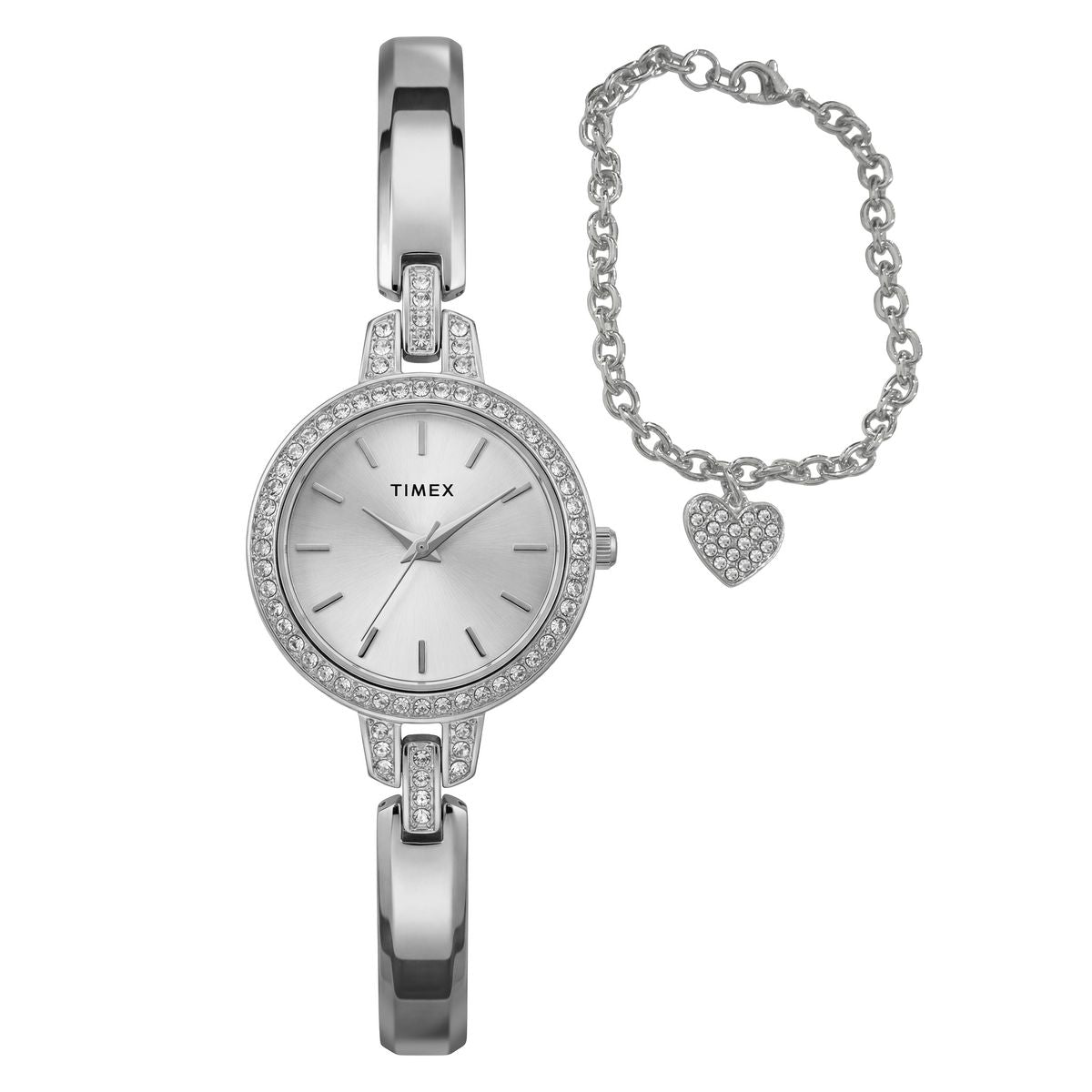 Timex Trend Round 28mm Silver Dial Analog Women Watch - TWG067700UJ Watch Timex