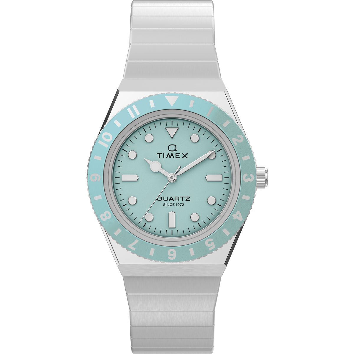 Timex Q Sport Round 30mm Blue Dial Analog Women Watch - TW2Y77300UJ Watch Timex