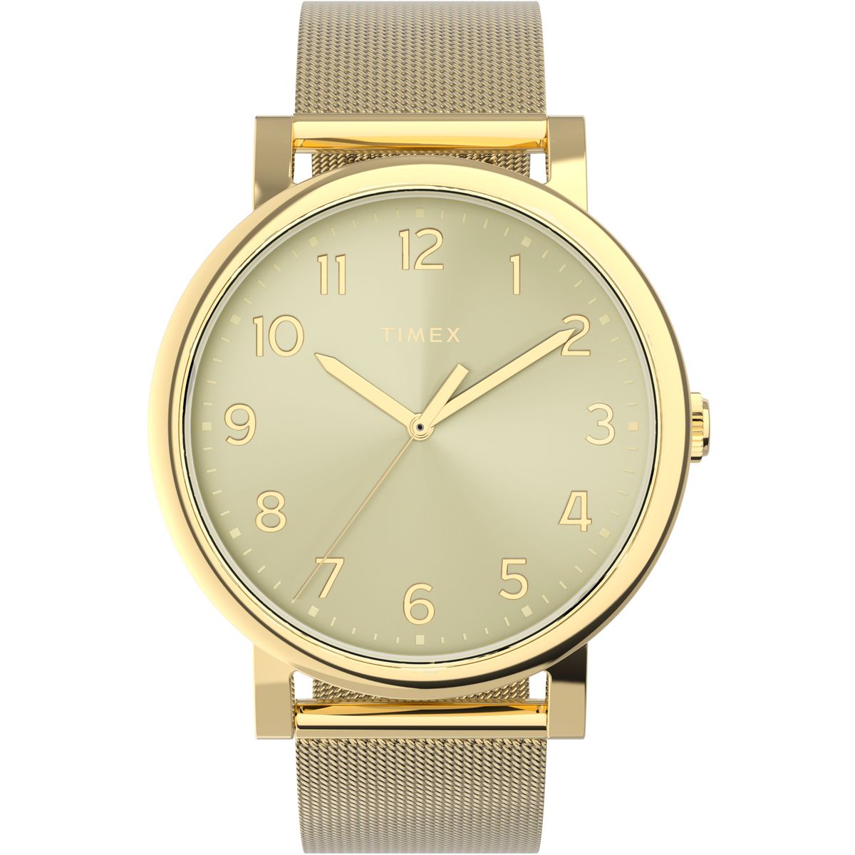 Timex Round 38mm Gold Dial Analog Women Watch - TW2Y68900UJ Watch Timex
