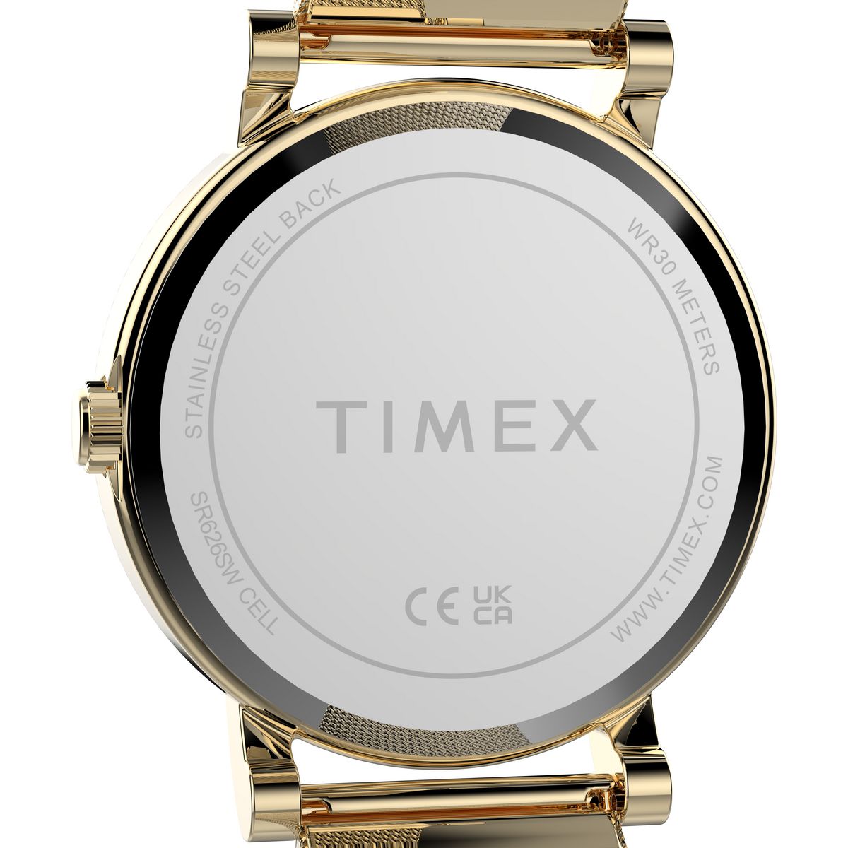 Timex Round 38mm Gold Dial Analog Women Watch - TW2Y68900UJ