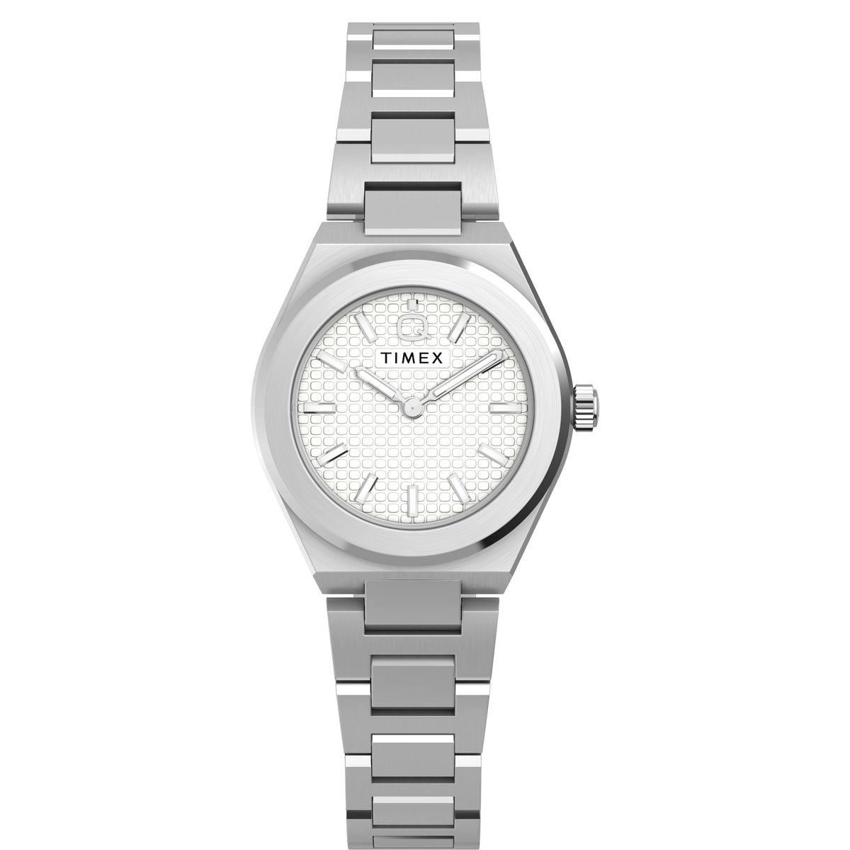 Timex Q Round 24mm Silver Dial Analog Women Watch - TW2Y68500UJ Watch Timex