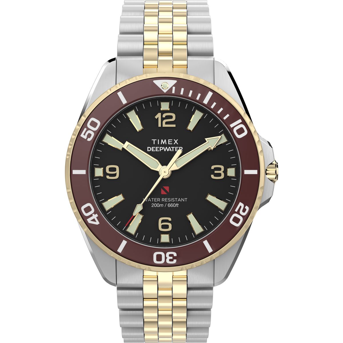 Timex Deepwater Arctic Round 41mm Black Dial Analog Men Watch - TW2Y64700IK Watch Timex