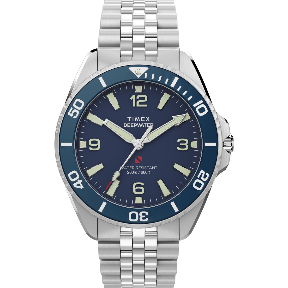 Timex Deepwater Arctic Round 41mm Blue Dial Analog Men Watch - TW2Y64600IK Watch Timex