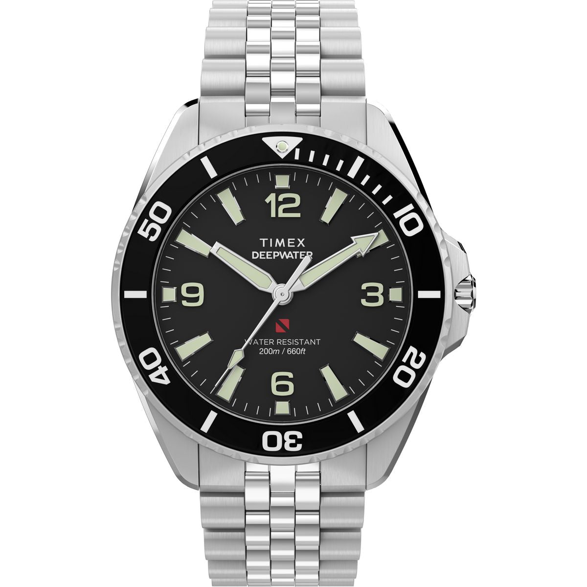 Timex Deepwater Arctic Round 41mm Black Dial Analog Men Watch - TW2Y64500IK Watch Timex