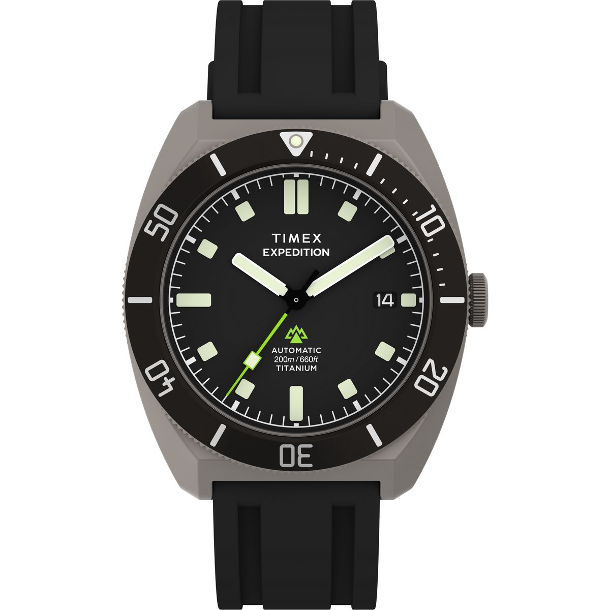 Timex Expedition Tonneau 41mm Black Dial Mechanical Automatic Men Watch - TW2Y63600UJ Watch Timex