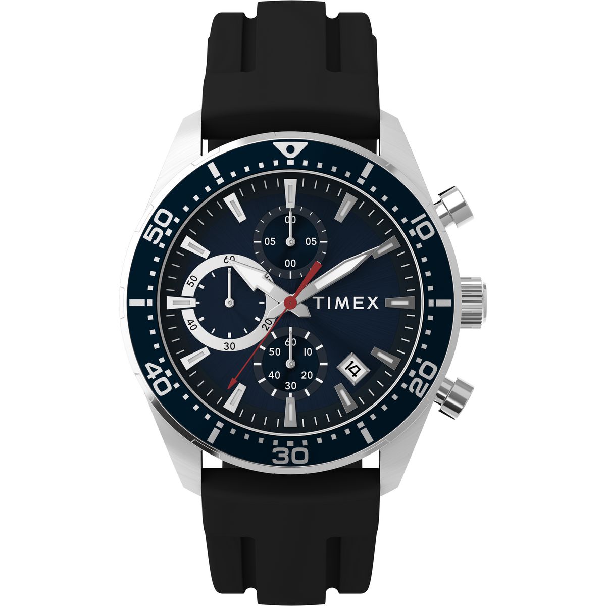 Timex Trend Round 42mm Blue Dial Analog Men Watch - TW2Y62300UJ Watch Timex