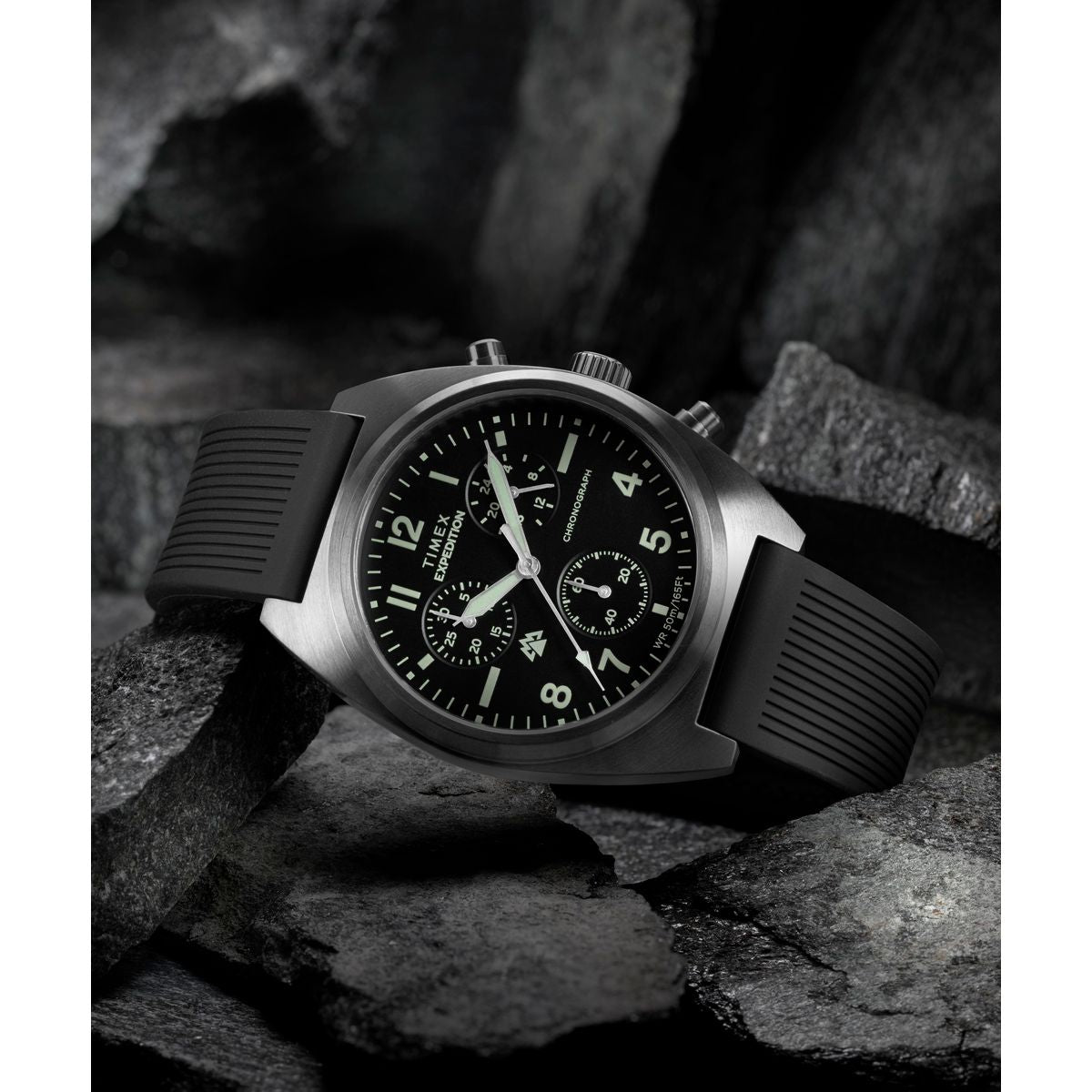 Timex Expedition Tonneau 41mm Black Dial Analog Men Watch - TW2Y61000UJ Watch Timex