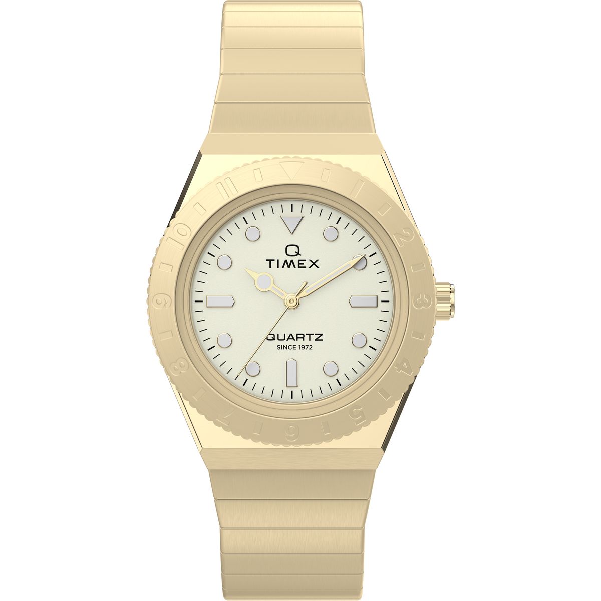 Timex Q Sport Round 30mm Beige Dial Analog Women Watch - TW2Y57500UJ Watch Timex