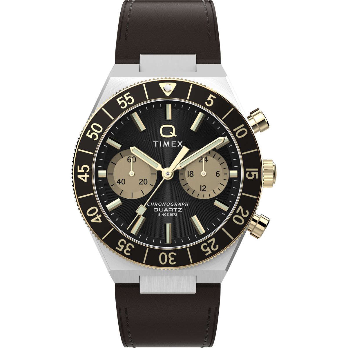 Timex Q Round 40mm Black Dial Analog Men Watch - TW2Y56000UJ Watch Timex