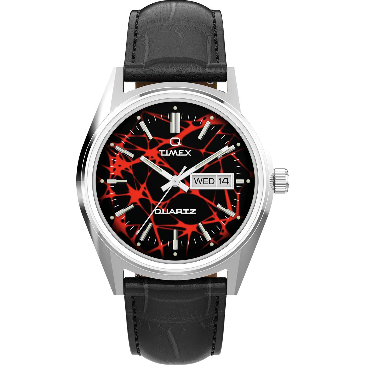 Timex Q Round 38mm Red Dial Analog Men Watch - TW2Y55700UJ Watch Timex