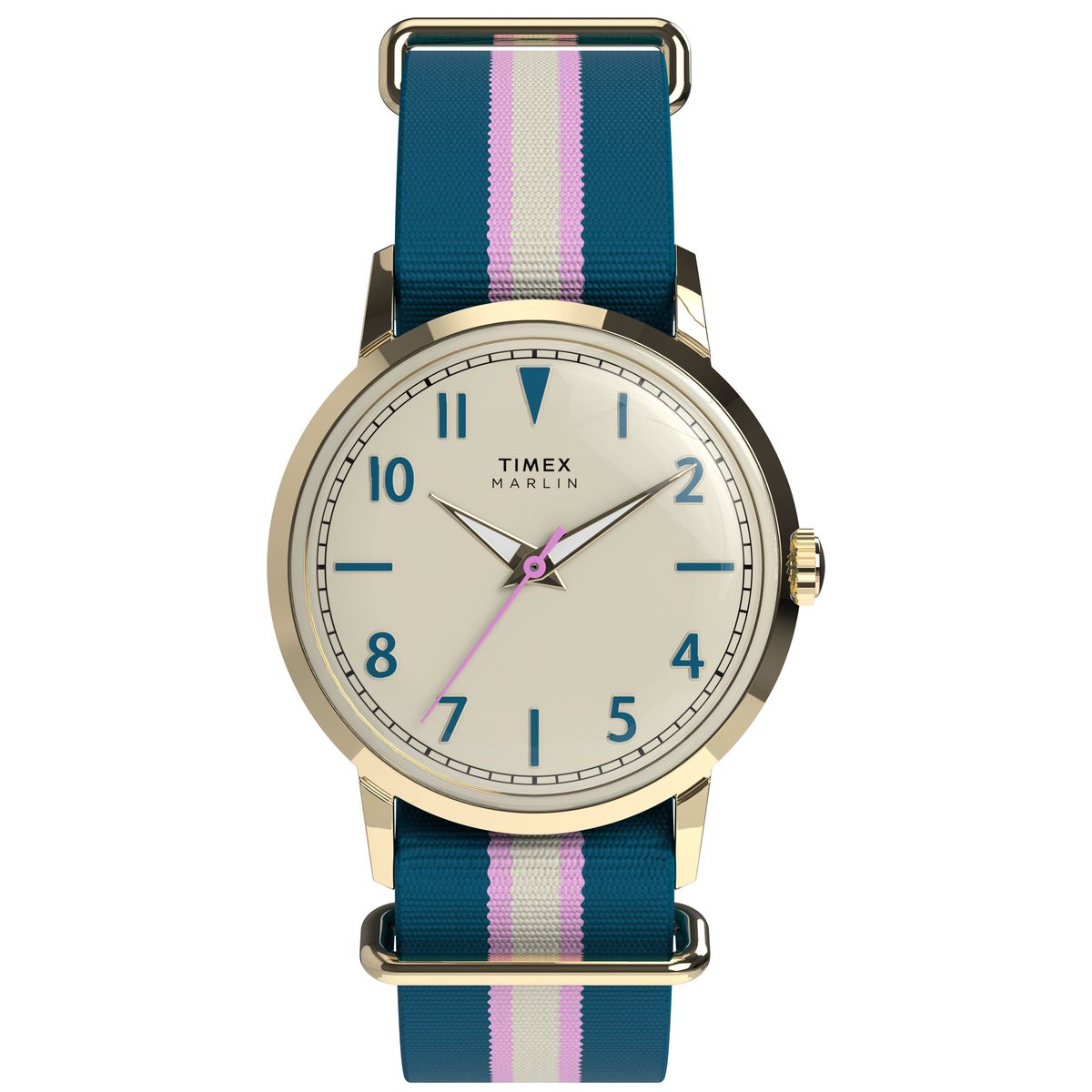 Timex Marlin Round 34mm Beige Dial Analog Women Watch - TW2Y49900UJ Watch Timex