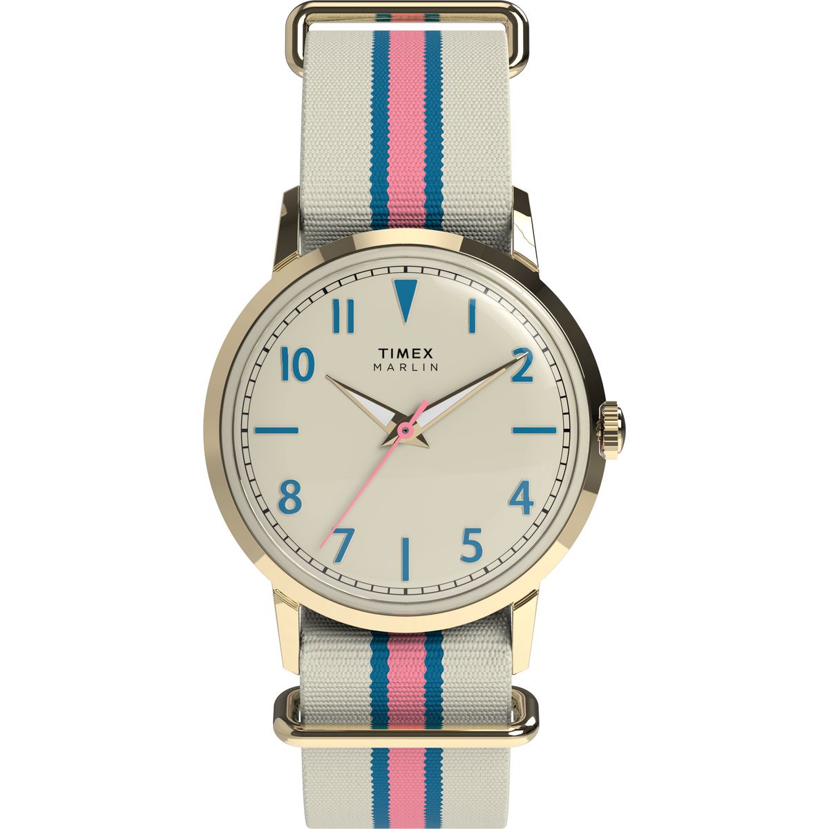 Timex Marlin Round 34mm Beige Dial Analog Women Watch - TW2Y49800UJ Watch Timex