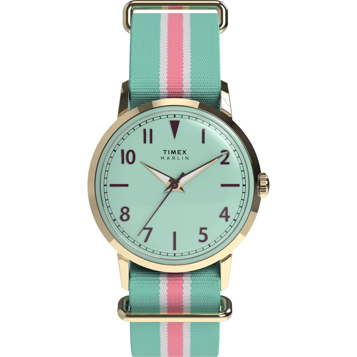 Timex Marlin Round 34mm Green Dial Analog Women Watch - TW2Y49700UJ Watch Timex