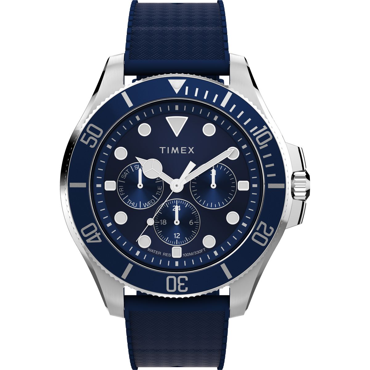Timex Harborside Coast Round 43mm Blue Dial Analog Men Watch - TW2Y33400UJ Watch Timex