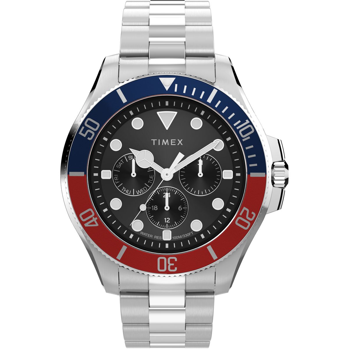 Timex Harborside Coast Round 43mm Black Dial Analog Men Watch - TW2Y33300UJ Watch Timex