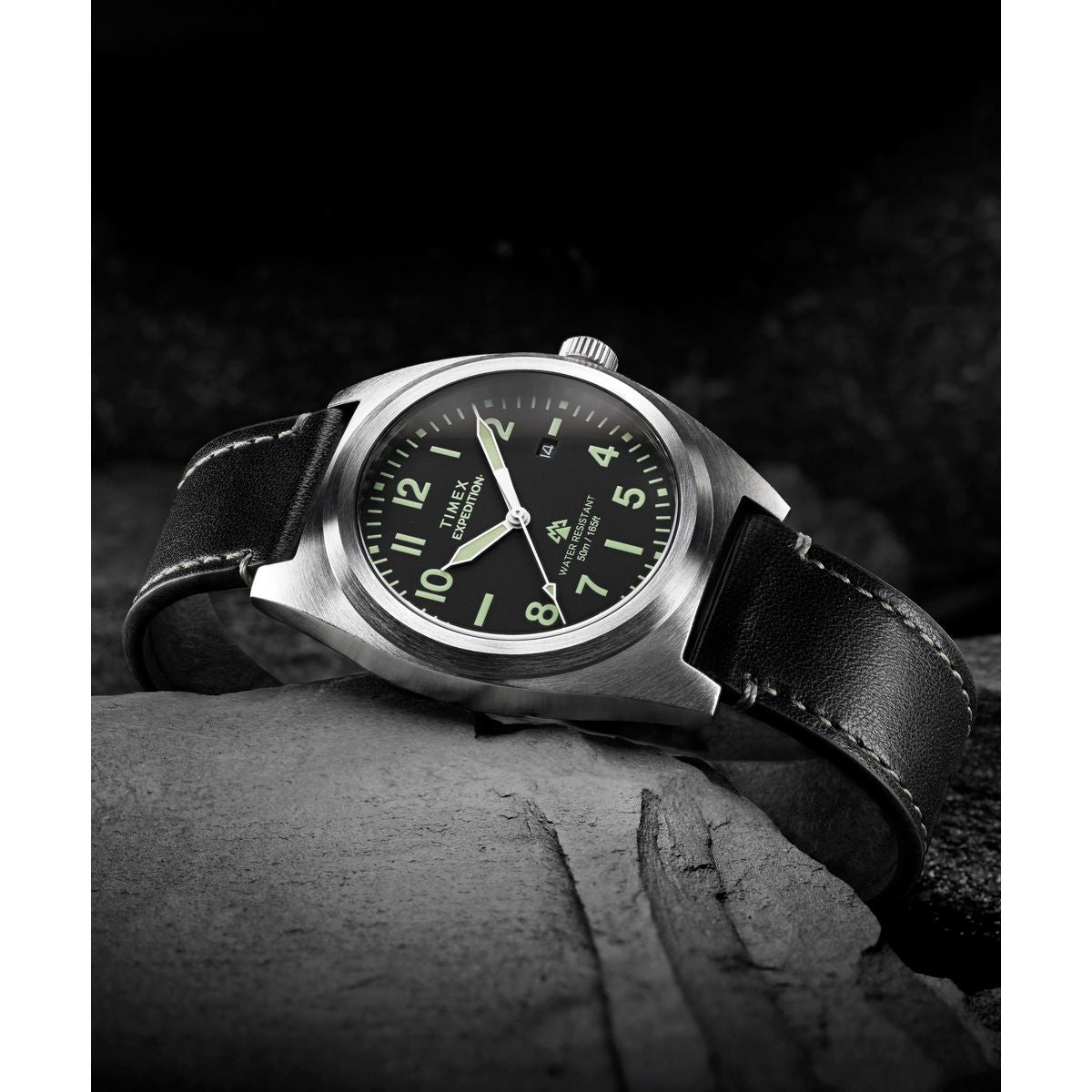 Timex Expedition Tonneau 39mm Black Dial Analog Men Watch - TW2Y30700UJ Watch Timex