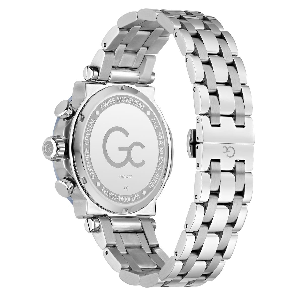 Gc Round 44mm Blue Dial Analog Men Watch - Z75002G7 Watch Gc