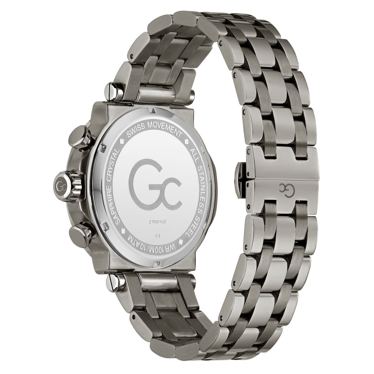 Gc Round 44mm Grey Dial Analog Men Watch - Z75001G2