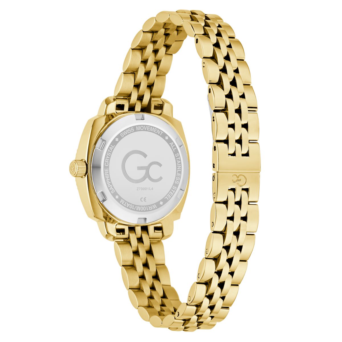 Gc Square 28mm Brown Dial Analog Women Watch - Z73001L4