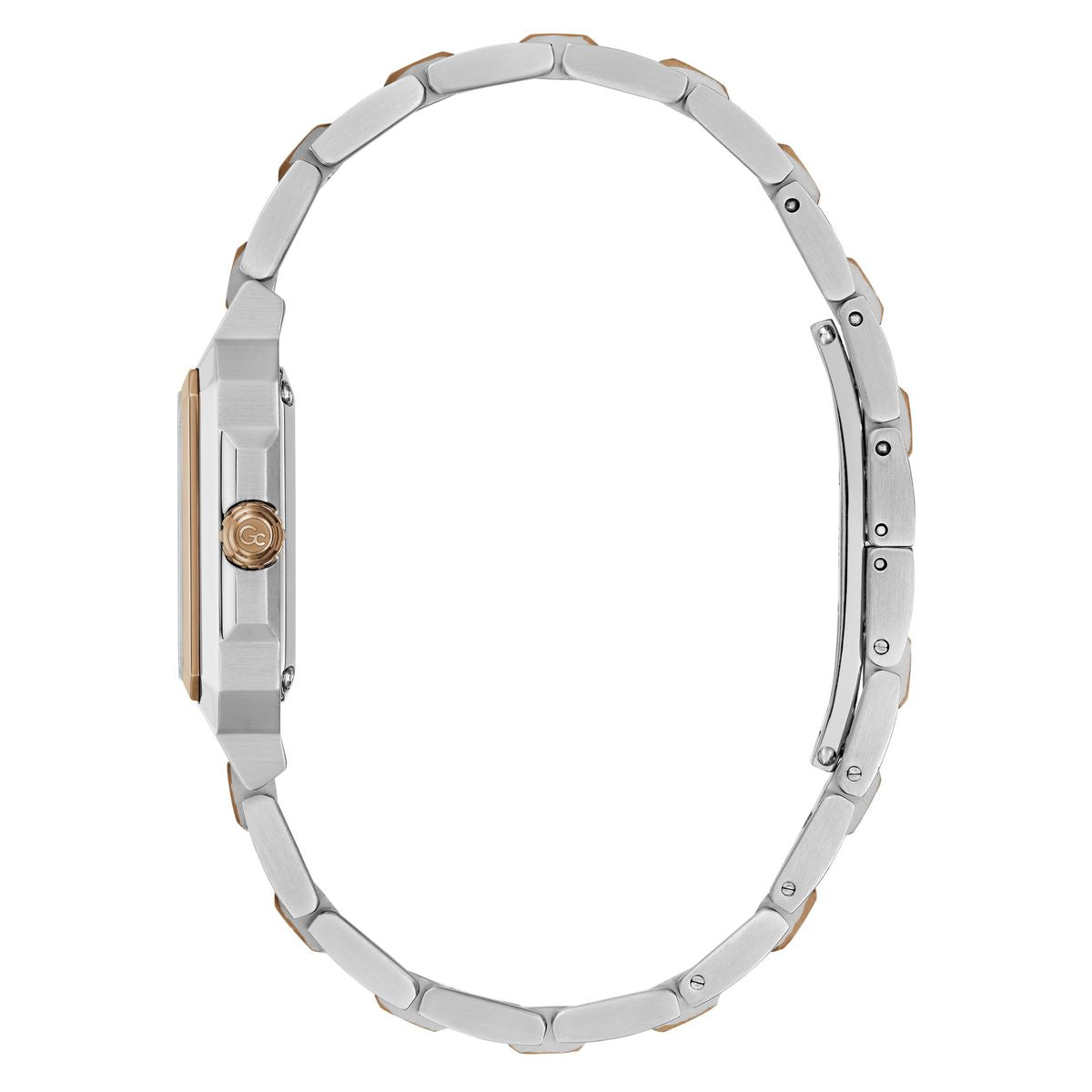 Gc Square 32mm White Dial Analog Women Watch - Z72001L1 Watch Gc