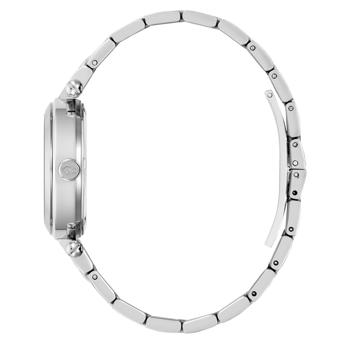 Gc Round 32mm White Dial Analog Women Watch - Z63001L1 Watch Gc