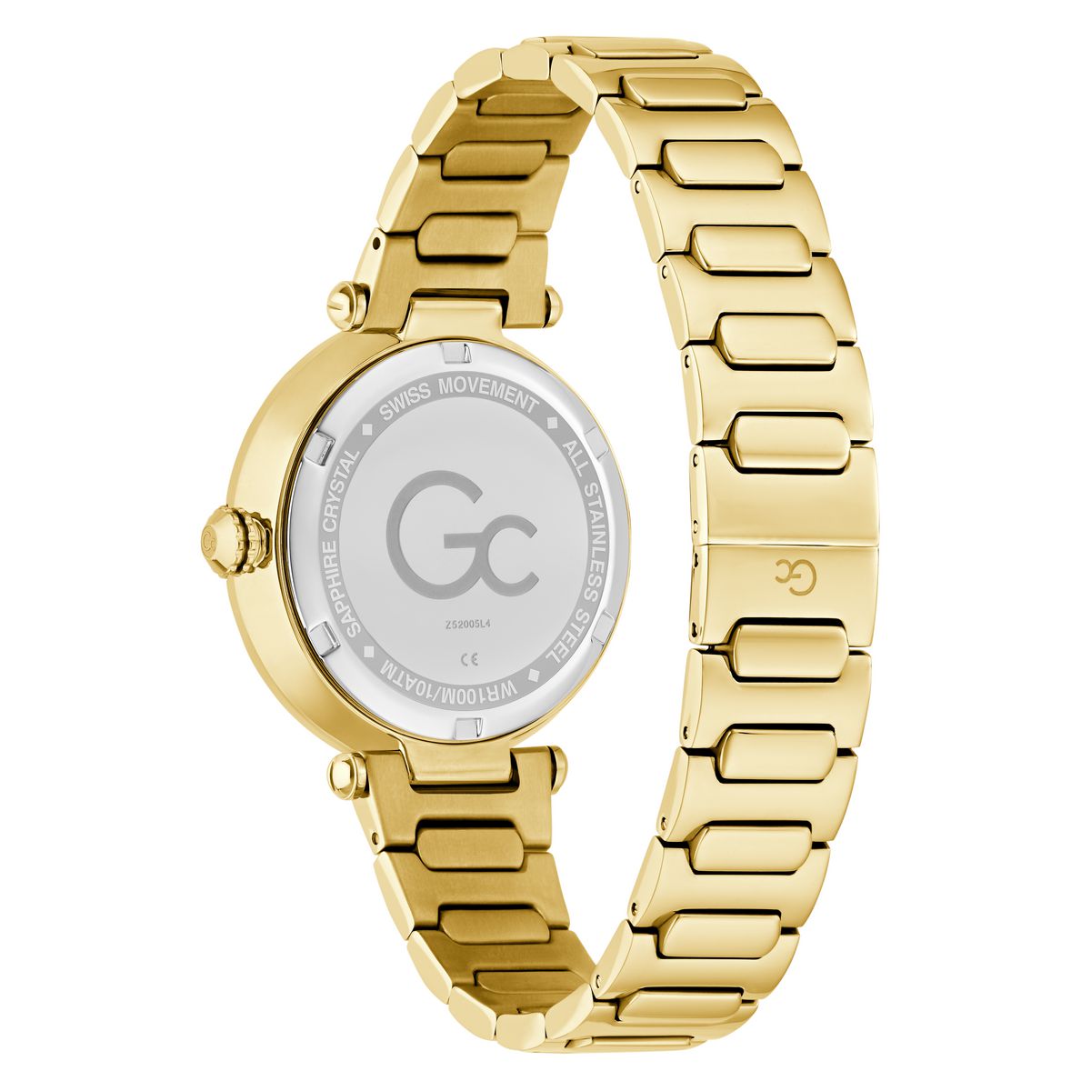 Gc Round 37mm Brown Dial Analog Women Watch - Z52005L4 Watch Gc