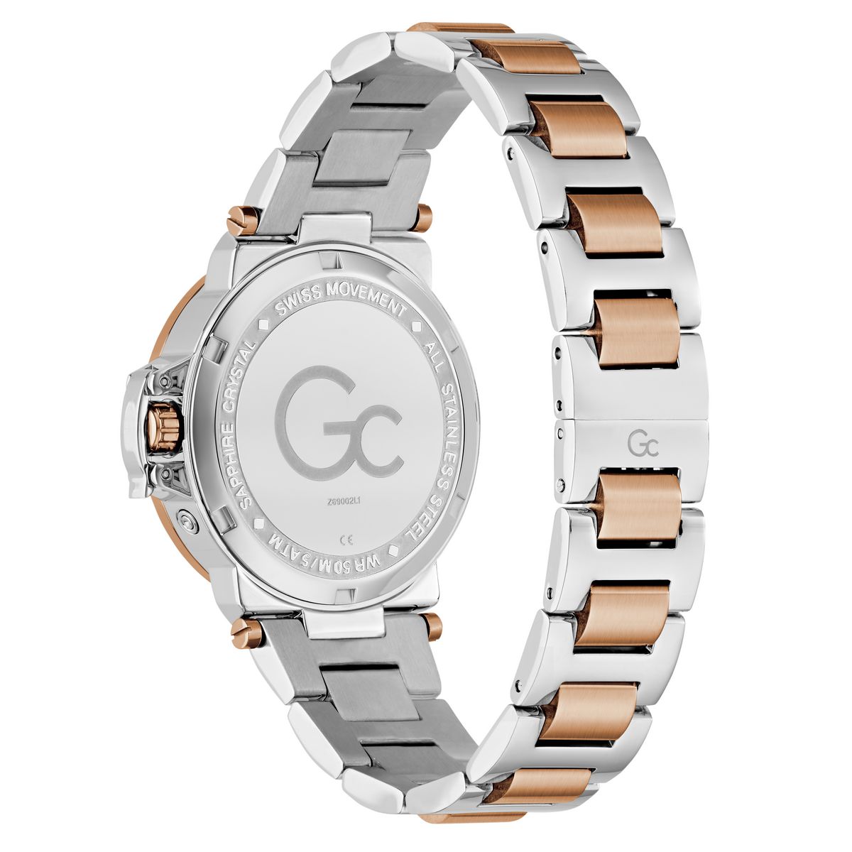 Gc Round 36mm White Dial Analog Women Watch - Z69002L1 Watch Gc