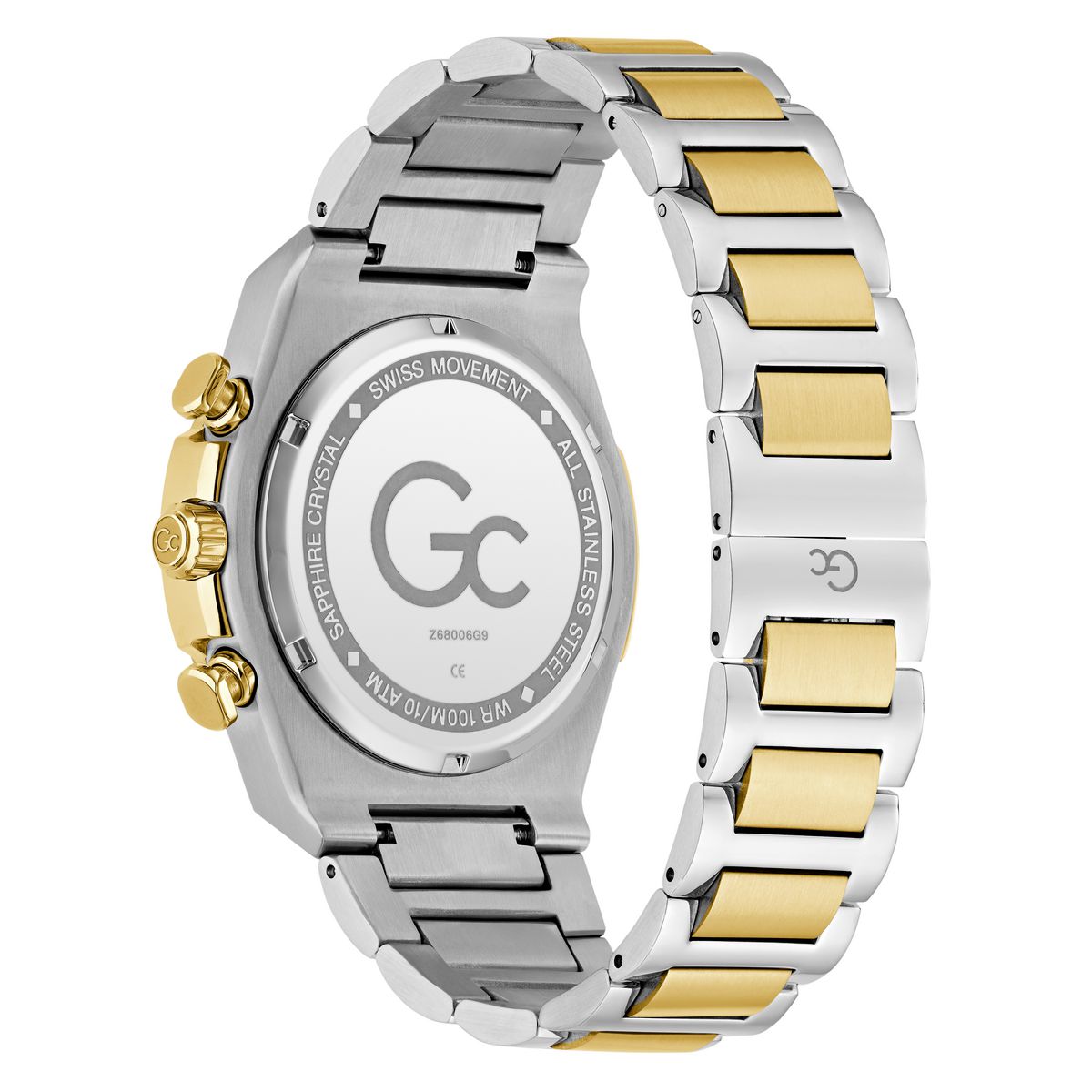 Gc Round 45mm Green Dial Analog Men Watch - Z68006G9 Watch Gc