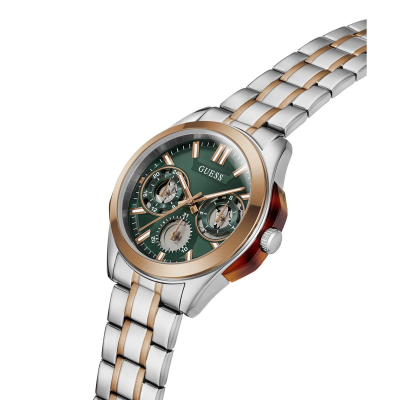 Guess Round 42mm Green Dial Analog Men Watch - GW1144G6 Watch Guess
