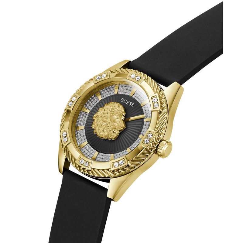Guess Round 44mm Black Dial Analog Men Watch - GW1138G2 Watch Guess